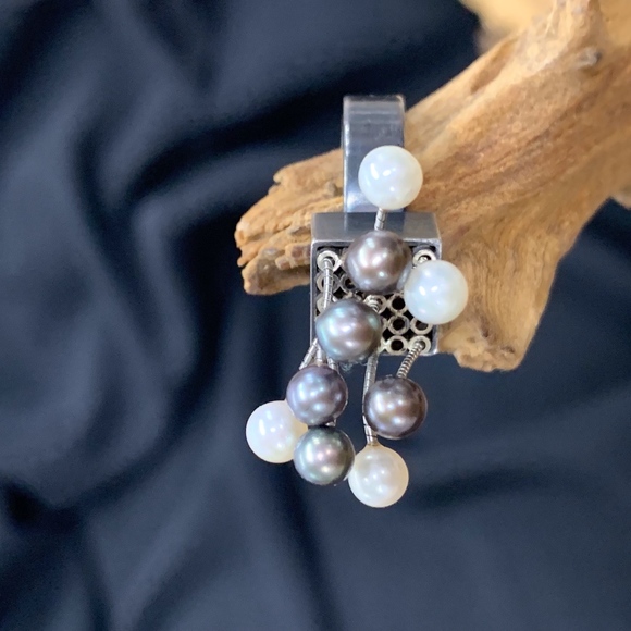 Stainless Steel Pearl Ring - Picture 1 of 4
